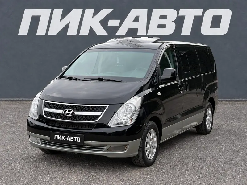 Hyundai Grand Starex 2014 — с пробегом, минивэн, черный, фото 1