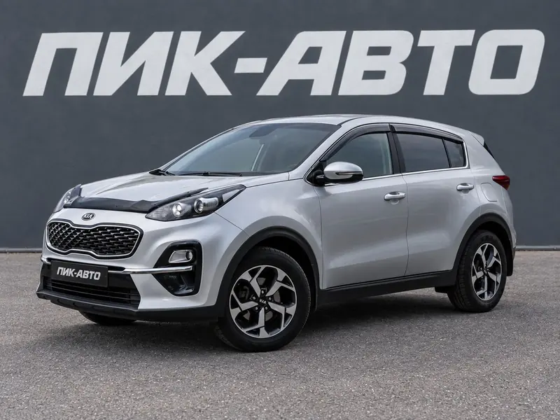 Kia Sportage 2019 — с пробегом, внедорожник, серебряный, фото 1
