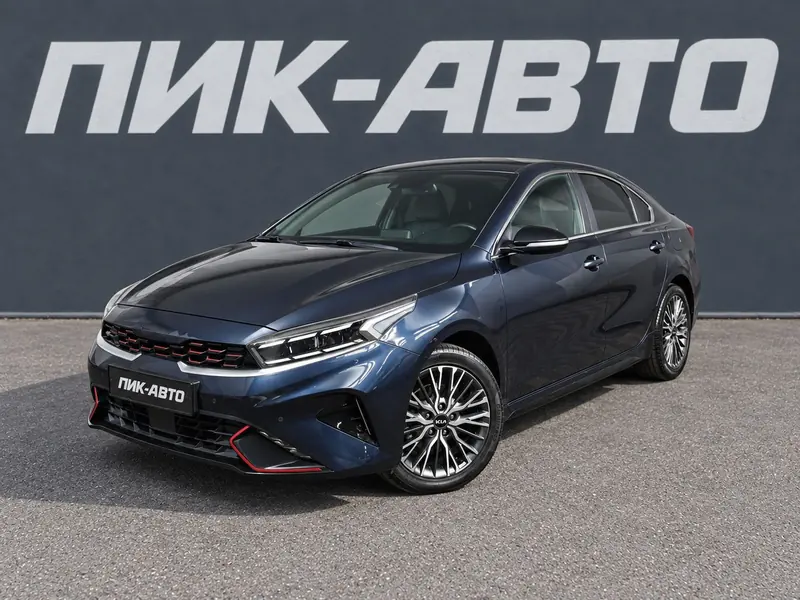 Kia Cerato 2022 — с пробегом, седан, синий, фото 1