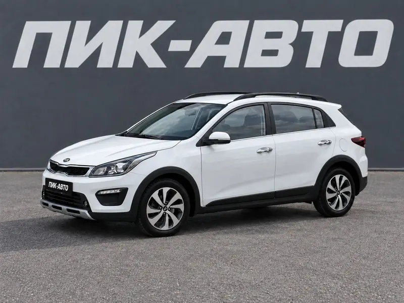 Kia Rio 2020 — с пробегом, хэтчбек, белый, фото 1