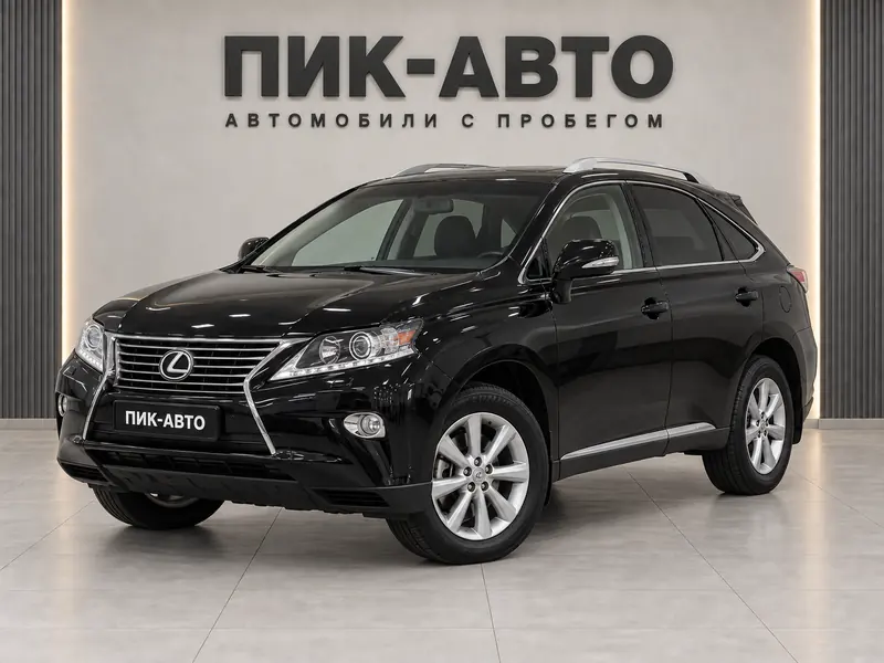 Lexus RX 270 2015 — с пробегом, внедорожник, черный, вид спереди
