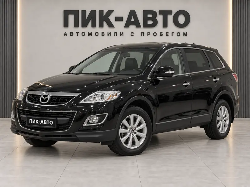 Mazda CX-9 2012 — с пробегом, внедорожник, черный, вид спереди