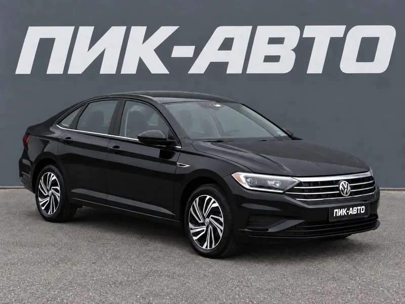 Volkswagen Jetta 2020 — с пробегом, седан, черный, фото 1