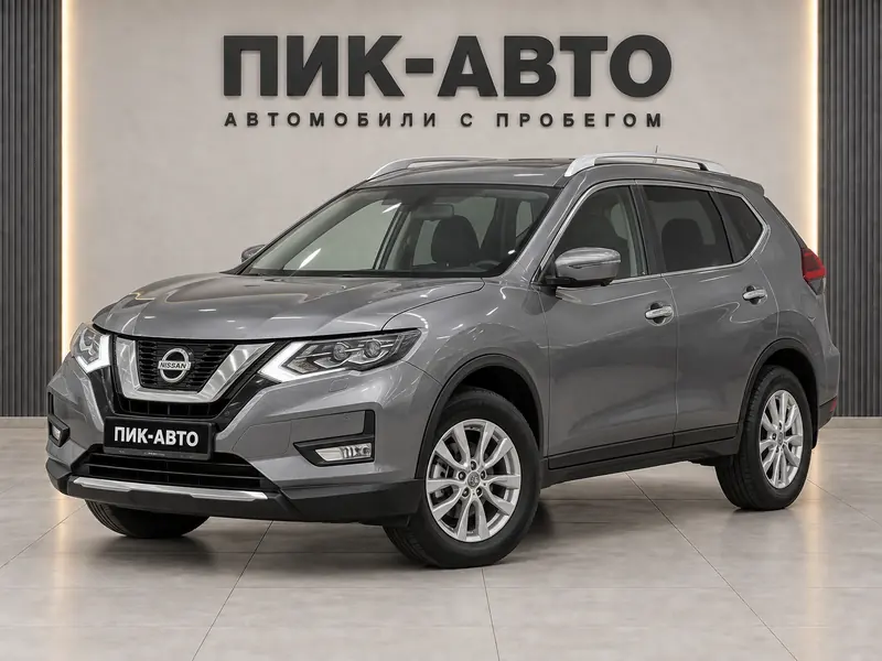 Nissan X-Trail 2019 — с пробегом, универсал, серый, вид спереди