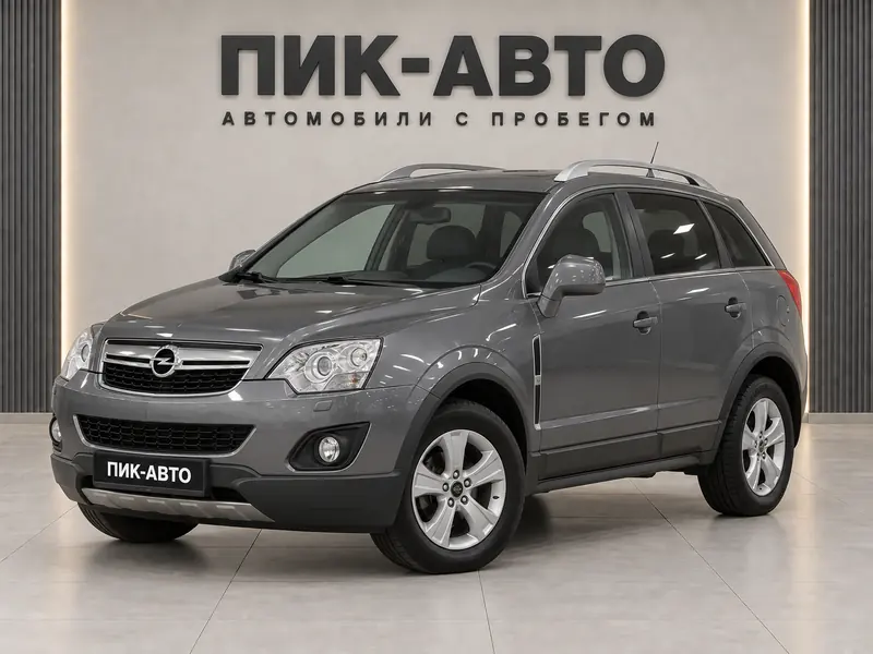 Opel Antara 2012 — с пробегом, внедорожник, серый, вид спереди