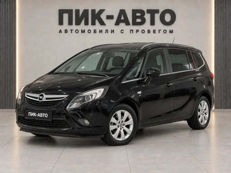 Opel Zafira Tourer 2016 — с пробегом, минивэн, черный, вид спереди