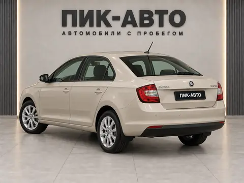 Skoda Rapid 2018, вид сзади