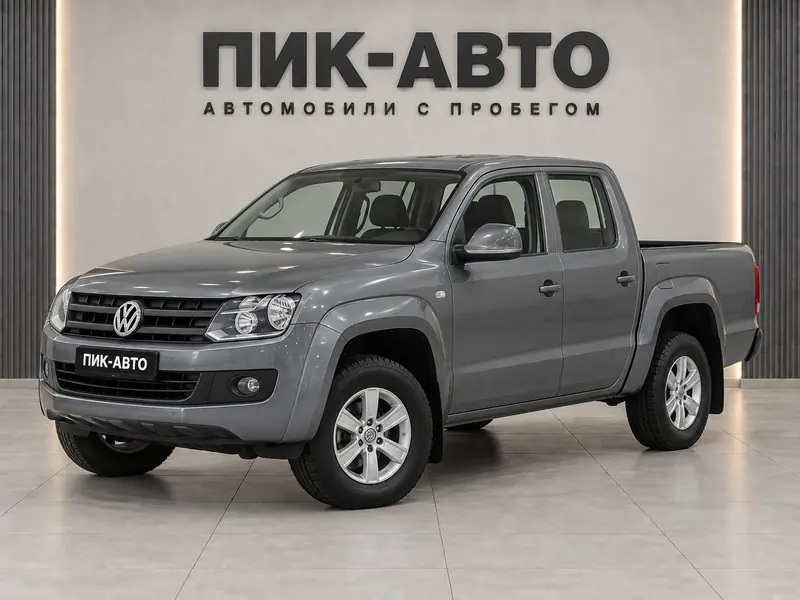 Volkswagen Amarok 2011 — с пробегом, внедорожник, серый, вид спереди