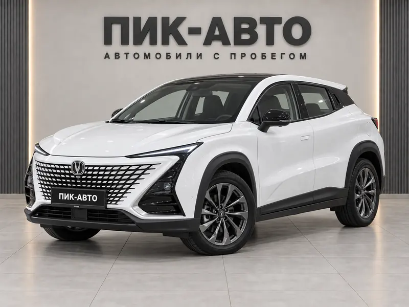 Changan Uni-T 2023 — с пробегом, внедорожник, белый, вид спереди