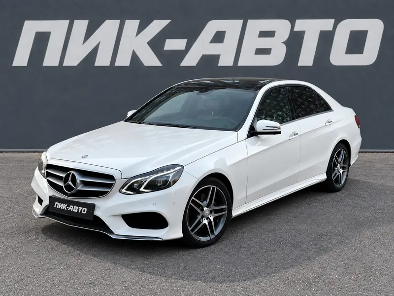 Mercedes-Benz E-Класс 2015 — с пробегом, седан, белый, фото 1