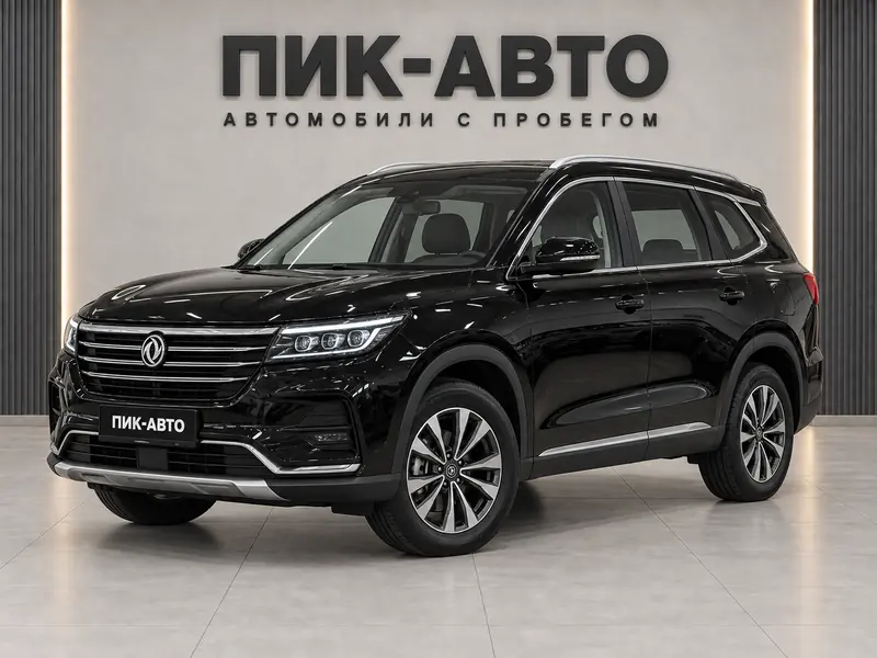 Fengon ix7 2024 — с пробегом, внедорожник, черный, вид спереди