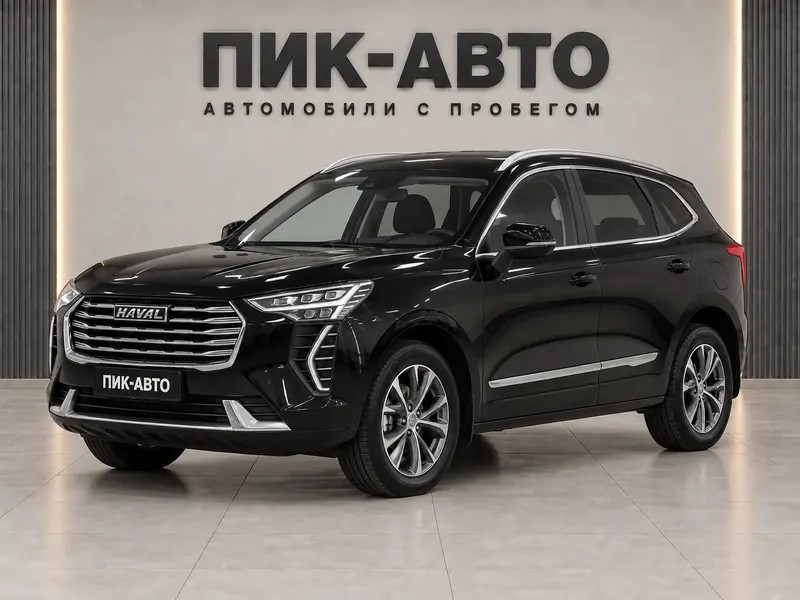 Haval Jolion 2021 — с пробегом, внедорожник, черный, вид спереди