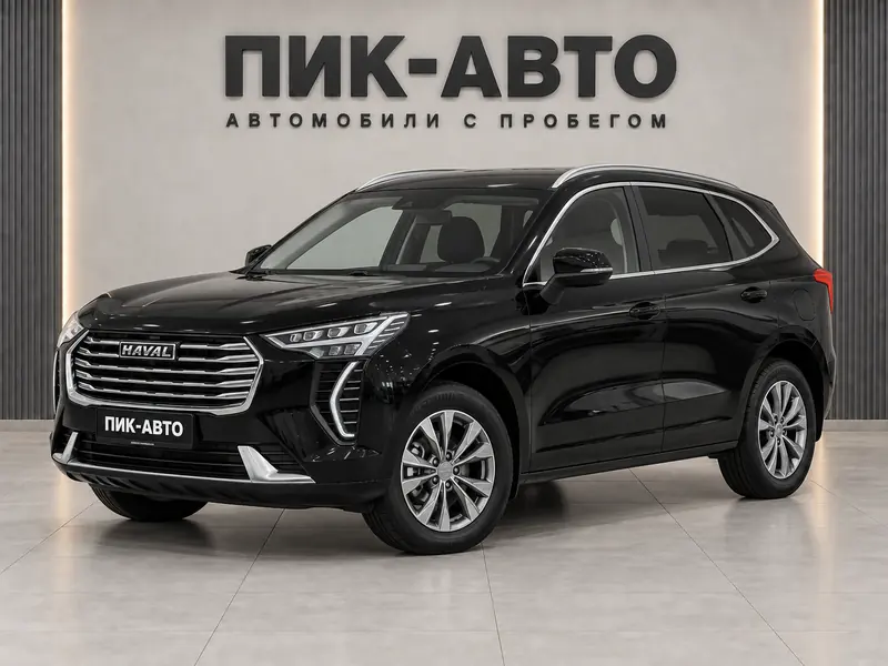 Haval Jolion 2023 — с пробегом, внедорожник, черный, вид спереди