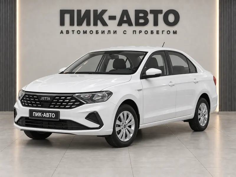 Jetta VA3 2023 — с пробегом, седан, белый, вид спереди