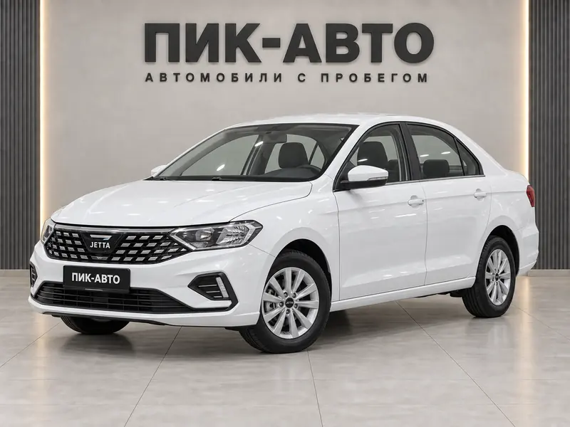Jetta VA3 2023 — с пробегом, седан, белый, вид спереди