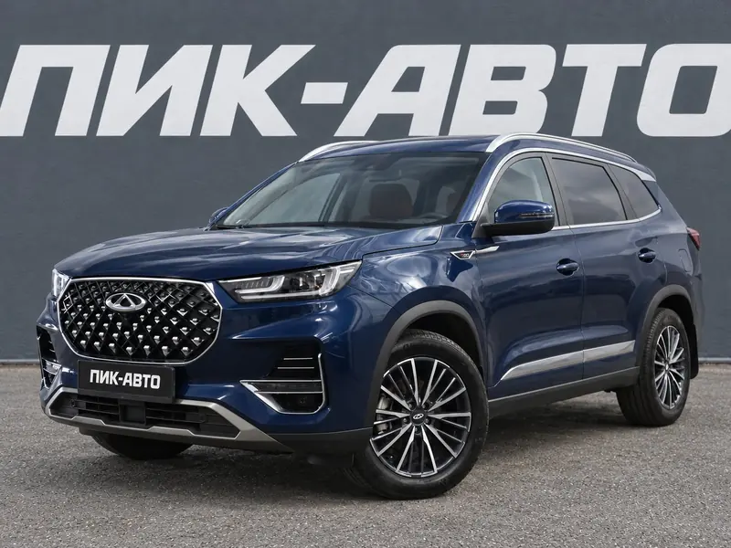 Chery Tiggo 8 Pro 2022 — с пробегом, внедорожник, синий, фото 1