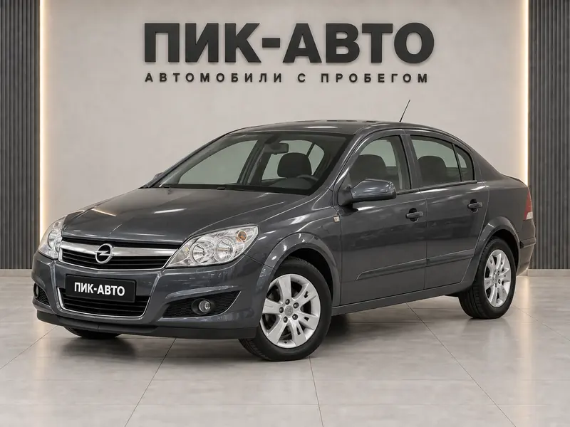 Opel Astra 2009 — с пробегом, седан, темно-серый, вид спереди