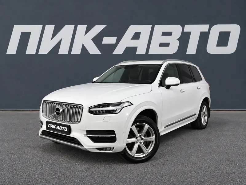 Volvo XC90 2015 — с пробегом, внедорожник, белый, фото 1
