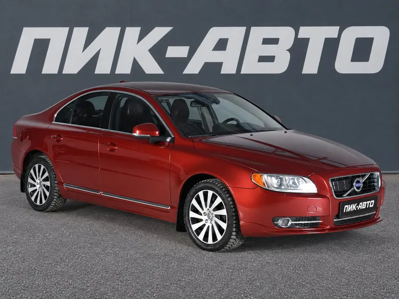 Volvo S80 2013 — с пробегом, седан, красный, фото 1