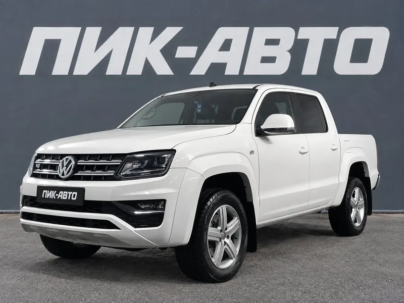 Volkswagen Amarok 2018 — с пробегом, пикап, белый, фото 1