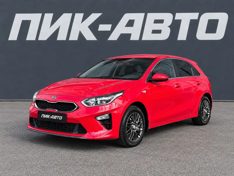 Kia Ceed 2020 — с пробегом, хэтчбек, красный, фото 1