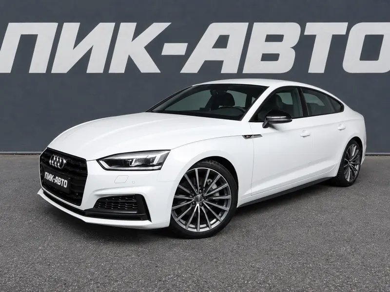 Audi A5 2017 — с пробегом, лифтбек, белый, фото 1