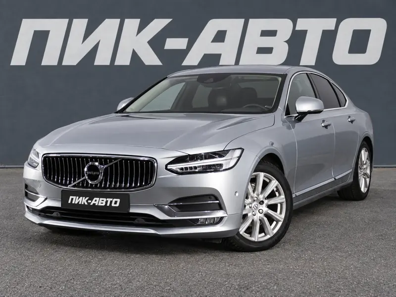 Volvo S90 2018 — с пробегом, седан, серебряный, фото 1