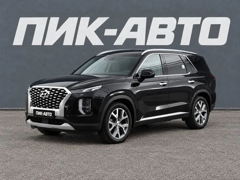 Hyundai Palisade 2022 — с пробегом, внедорожник, черный, фото 1
