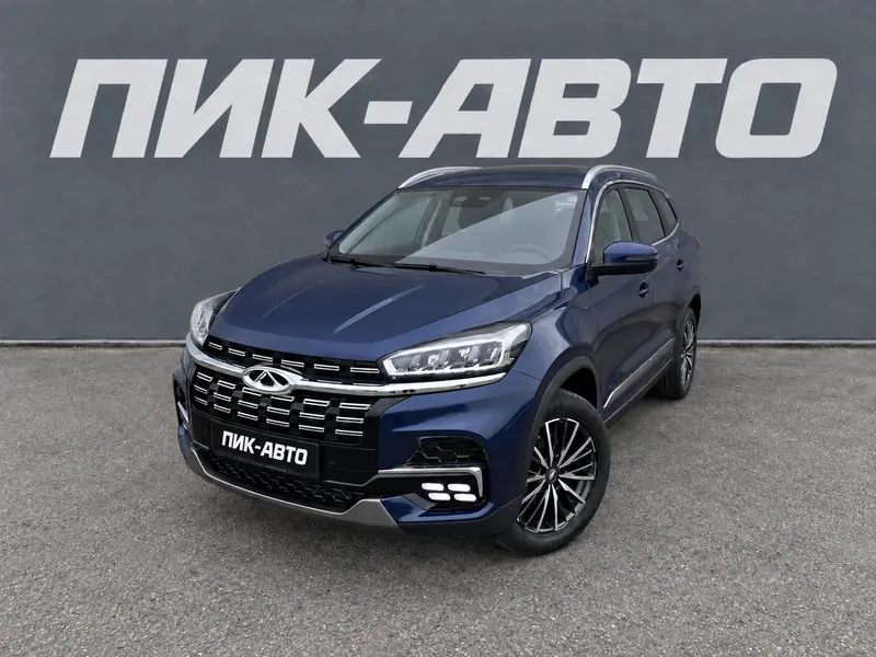 Chery Tiggo 8 2023 — с пробегом, внедорожник, синий, фото 1