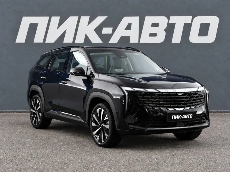 Geely Atlas 2023 — с пробегом, внедорожник, черный, фото 1