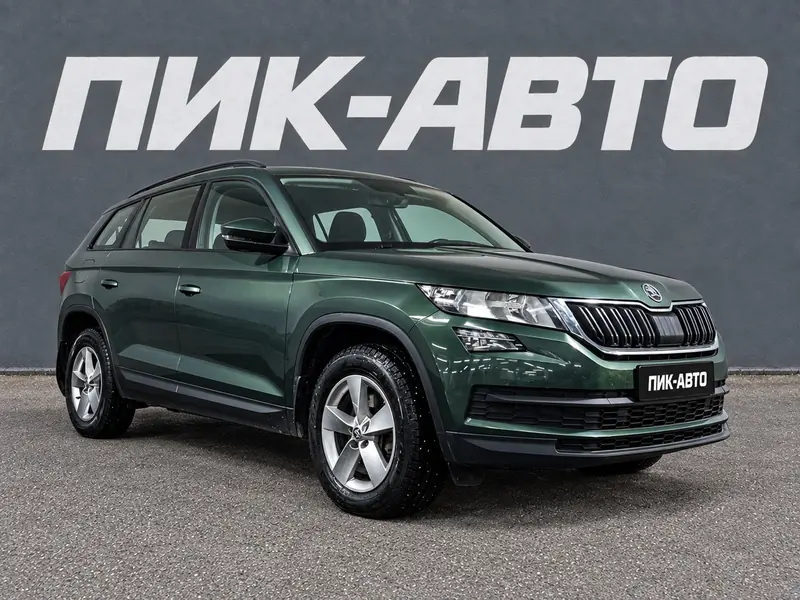 Skoda Kodiaq 2019 — с пробегом, внедорожник, зеленый, фото 1