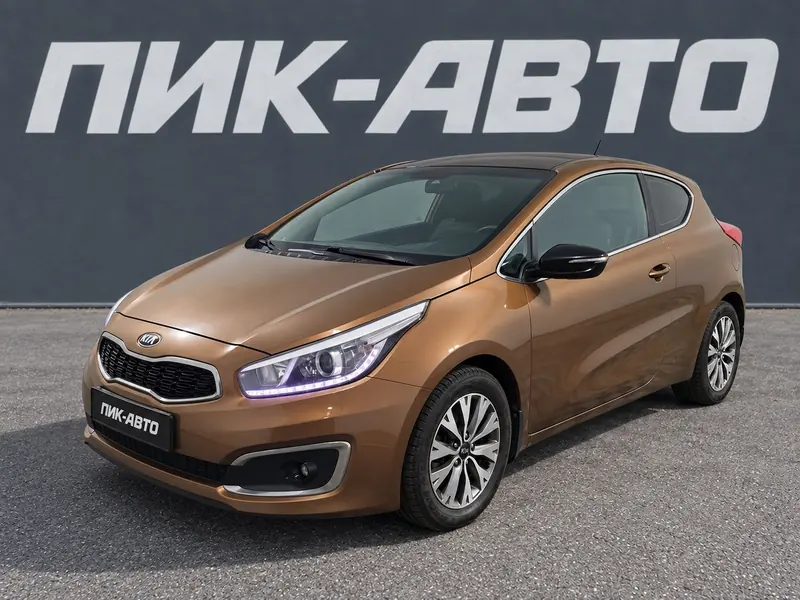 Kia Ceed 2018 — с пробегом, хэтчбек, коричневый, фото 1