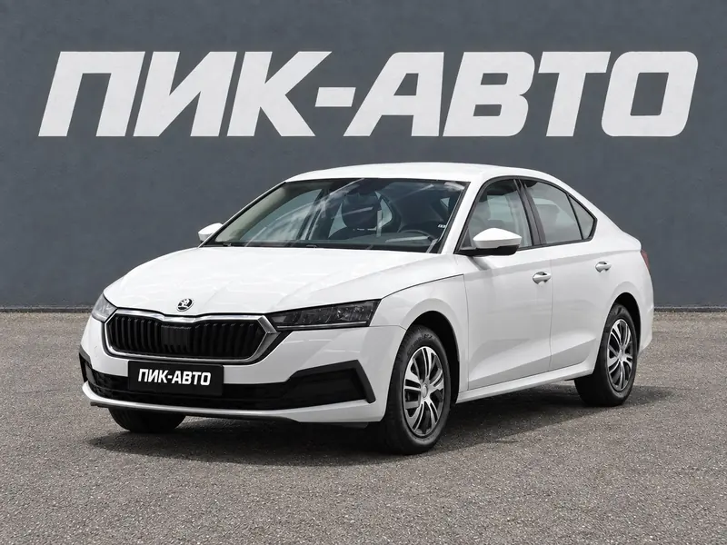Skoda Octavia 2023 — с пробегом, лифтбек, белый, фото 1