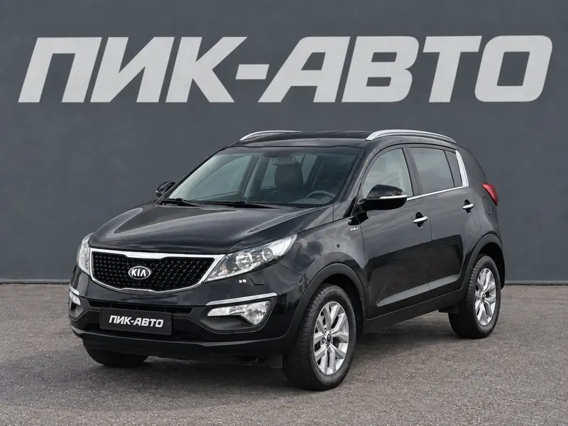 Kia Sportage 2015 — с пробегом, внедорожник, черный, фото 1