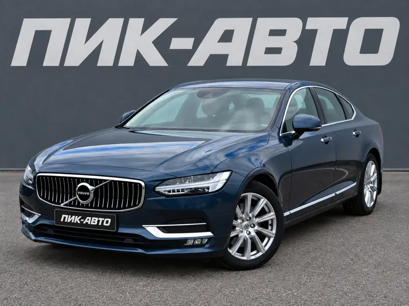 Volvo S90 2018 — с пробегом, седан, синий, фото 1