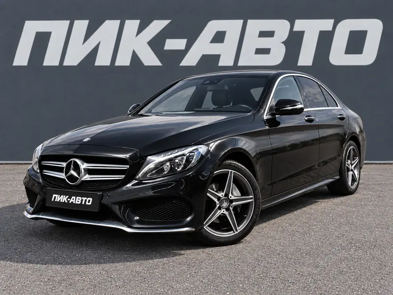 Mercedes-Benz C-Класс 2017 — с пробегом, седан, черный, фото 1
