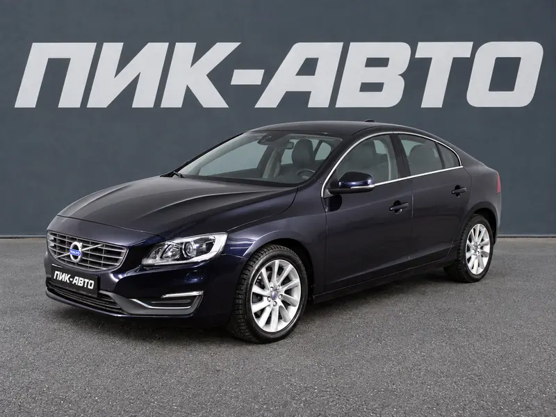 Volvo S60 2017 — с пробегом, седан, синий, фото 1