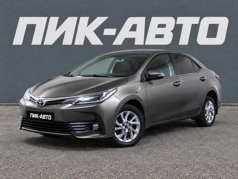 Toyota Corolla 2018 — с пробегом, седан, коричневый, фото 1