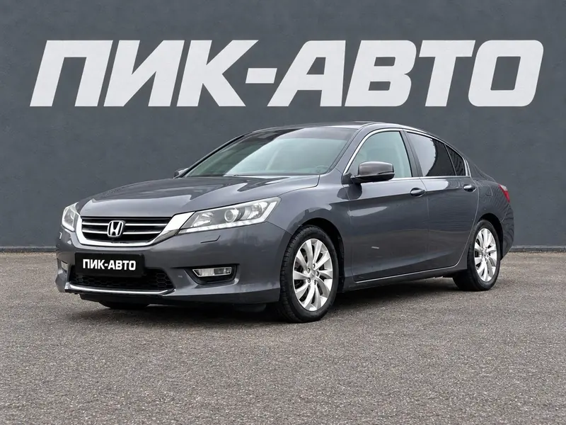 Honda Accord 2015 — с пробегом, седан, серый, фото 1