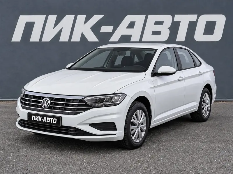 Volkswagen Jetta 2020 — с пробегом, седан, белый, фото 1