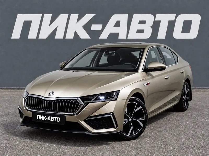 Skoda Octavia 2024 — с пробегом, лифтбек, бежевый, фото 1