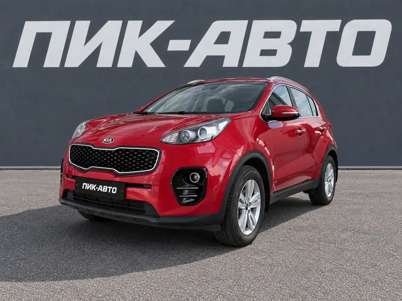 Kia Sportage 2018 — с пробегом, внедорожник, красный, фото 1