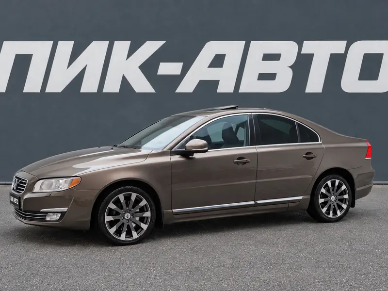 Volvo S80 2016 — с пробегом, седан, коричневый, фото 1