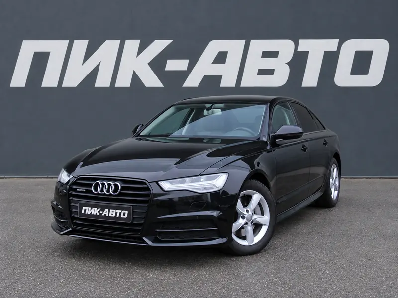 Audi A6 2018 — с пробегом, седан, черный, фото 1