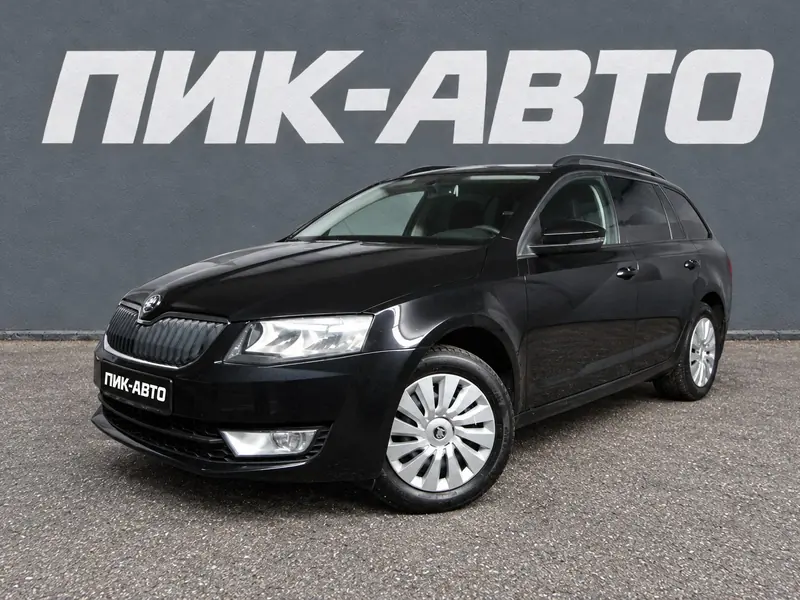 Skoda Octavia 2017 — с пробегом, универсал, черный, фото 1