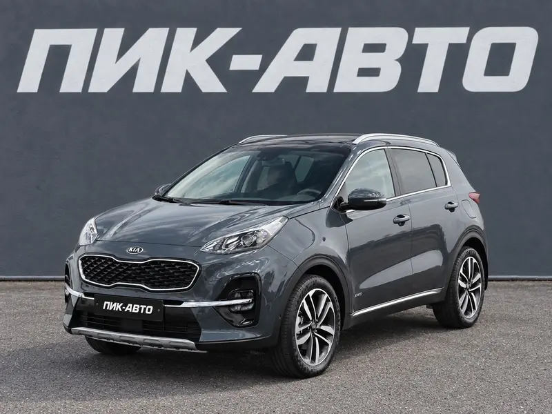 Kia Sportage 2020 — с пробегом, внедорожник, серый, фото 1