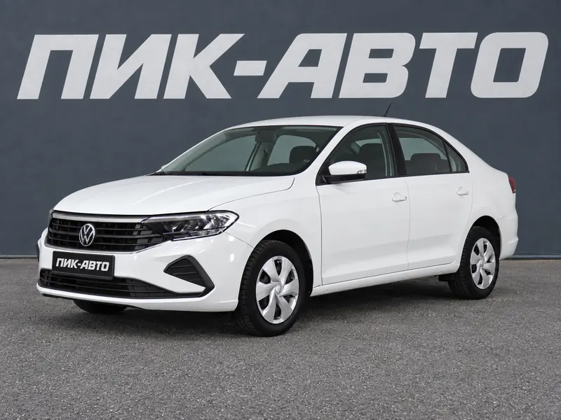 Volkswagen Polo 2021 — с пробегом, лифтбек, белый, фото 1