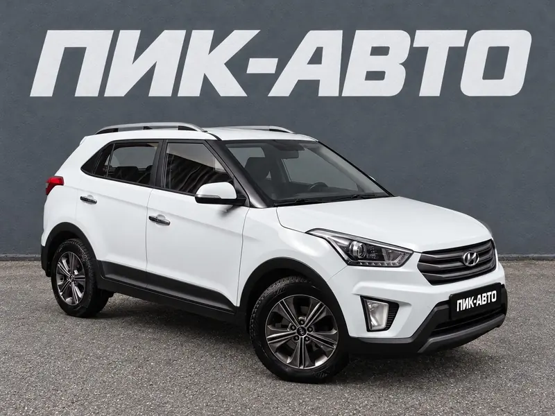 Hyundai Creta 2020 — с пробегом, внедорожник, белый, фото 1
