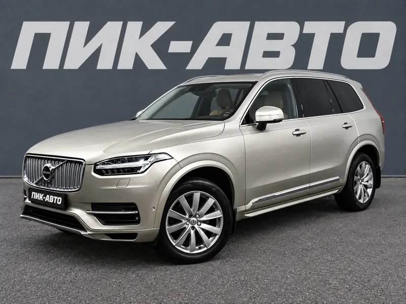 Volvo XC90 2016 — с пробегом, внедорожник, серебряный, фото 1
