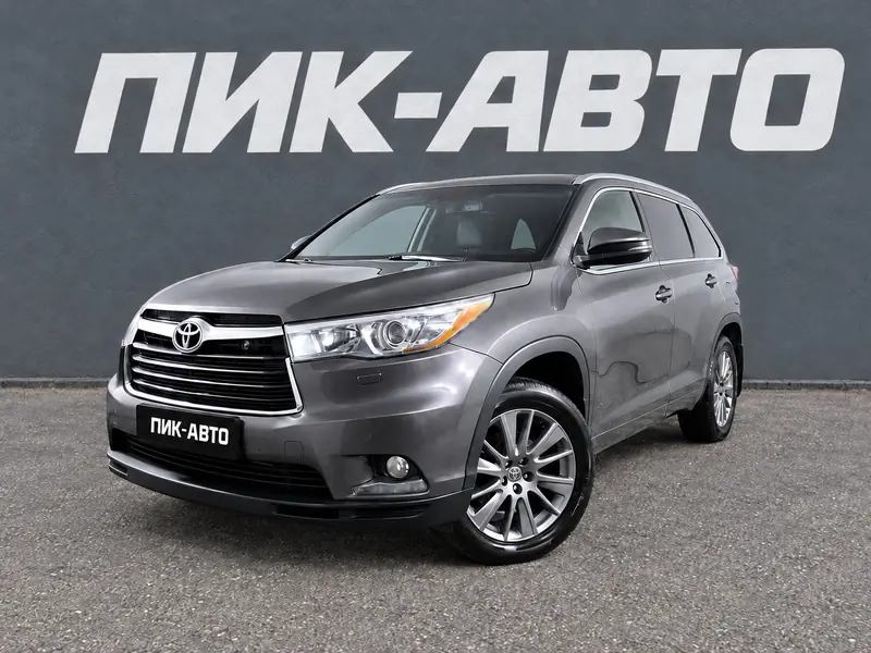 Toyota Highlander 2015 — с пробегом, внедорожник, серый, фото 1